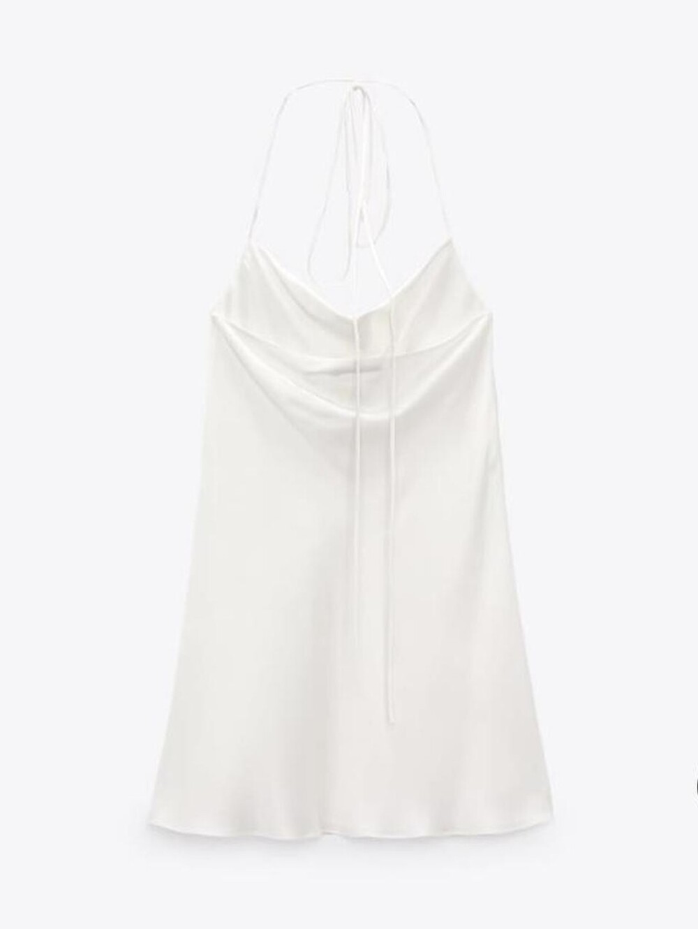 ZARA satin mini dress